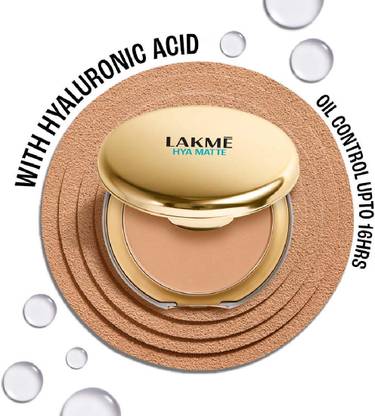 Lakmé 9to5 Hya Matte Pressed Powder Cinnamon 9gm Compact