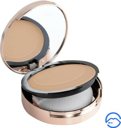 MARS Compact Powder Matte On with Applicator Puff, Absorbs Oil, Conceals & Blurs Pore Compact