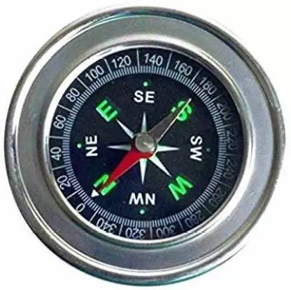 devyantra Shakti Yantra High Accuracy Magnetic Direction Compass pass (Silver) Compass