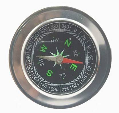TRISHVI Stainless Steel Directional Pocket Magnetic Compass/Magnetic Compass Compass