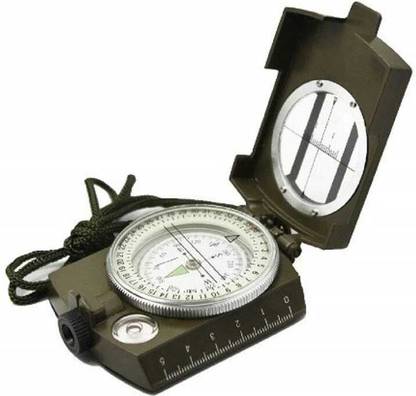 Justakeit Direction Compass Portable Camping Compass MilitaryArmy Multifunctional Survival Compass