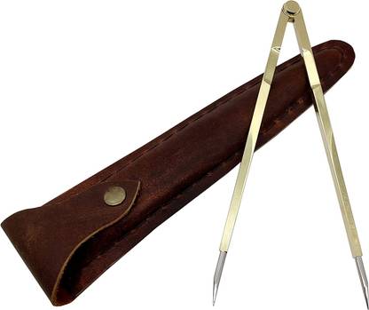 ROMOFY STORE Engineering Instruments Brass Marine Compass Divider (6'' Inches) ONLY COMPASS Compass