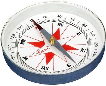 Pasco Magnetic Compass for Multi Purpose Use (4 Inch) ,Metal Compass