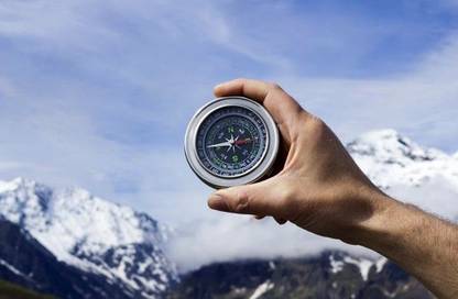 frackkon Magnetic Compass For Map Direction Navigation Hiking Compass