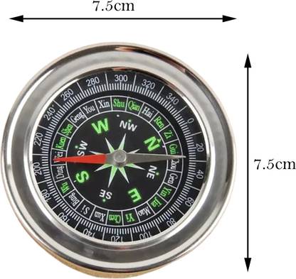 KJH Magnetic Compass Waterproof Pocket Compass Compass
