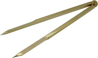 ROMOFY STORE Engineering Brass Compass Divider (8 ' Inches) With Sharp Brass Point Compass