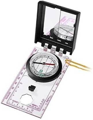 Implemental Map Compass Tool Shake Proof for Camping, Hiking, Backpacking. Compass