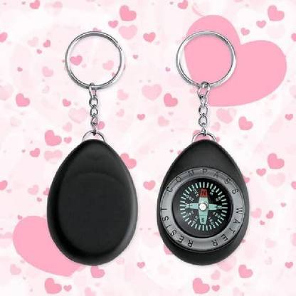 KRAFTMASTERS 1pcs Magnetic Compass Oval Shape Navigation Compass Keychain Compass