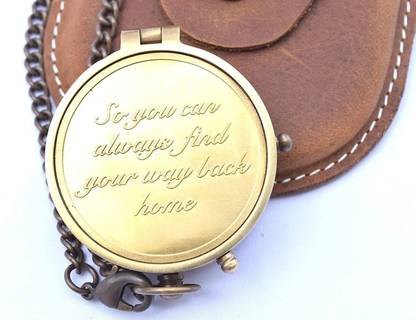APAX Antique Nautical Brass So You Can Compass Engraved Directional Compass Gift Item Compass