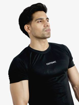 COITONIC Mens T-Shirt Men Compression