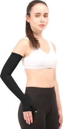 LYMPHACURE Compression Arm Sleeve | Post Liposuction Support | Burn Support | Lymphadema Men, Women Compression