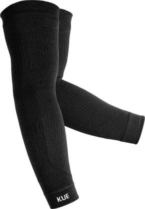 KUE Compression Arm sleeves for Unisex, Black (1 pair) Men, Women Compression