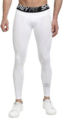 Shrey INTENSE COMPRESSION LONG TIGHTS WHITE Men Compression
