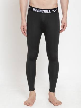 Invincible Men’s Pro Compression Performance Leggings Men Compression
