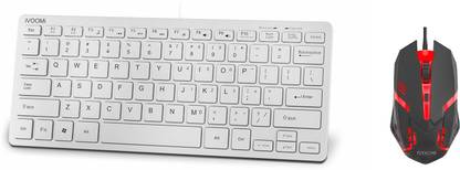 iVoomi Venom Mini Wired Keyboard + Robot Wired Mouse Combo Set