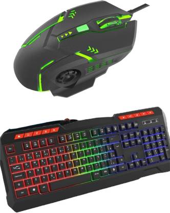 ECOMILES DRAGTALES Shroud War Gaming Keyboard and Emerald Mouse (Combo Offer) Combo Set