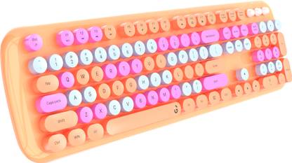 iGear KeyBee Pro Colourful Wireless Keyboard & Mouse Combo 2.4 GHz Dropfree Connection Combo Set