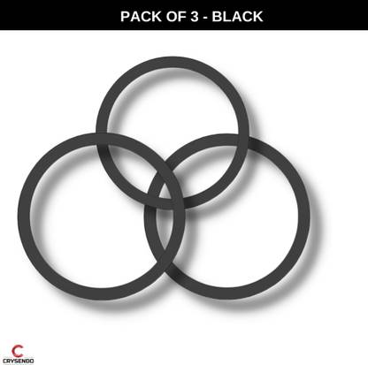 Crysendo Universal Mag-Safe Ring Compatible with iPhone & Samsung Combo Set