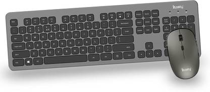 Koaty Elite CW525 Scissor Keys, Silent Operation, Anti-fading, Slim Keyboard and Mouse Combo Set Designed for Gaming