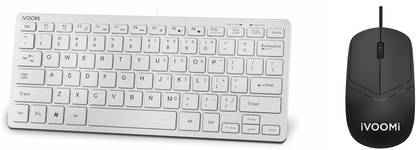 iVoomi Venom Mini Wired Keyboard + Bold Wired Mouse Combo Set