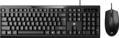 HP KM120 Wired Mouse and Keyboard Combo Combo Set