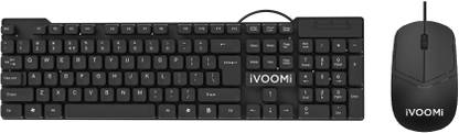 iVoomi Captain Wired Keyboard and Mouse Combo Set