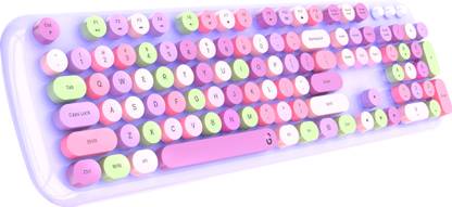 iGear KeyBee Pro Colourful Wireless Keyboard & Mouse Combo 2.4 GHz Dropfree Connection Combo Set