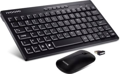 iVoomi Cosmo Wireless Mini Keyboard and Mouse Combo Set