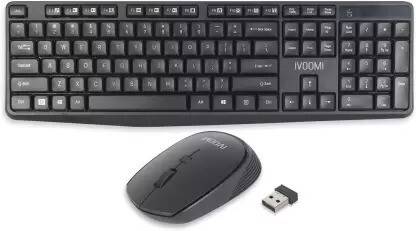 iVoomi SPICE Wireless Keyboard + Mouse With Skin Combo Set