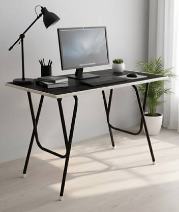 EuroQon Workstation Foldable Engineered Wood Computer Desk