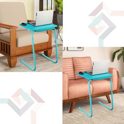 TABLE MAGIC Aqua Blue Regular Laptop Table Plastic Multipurpose Table