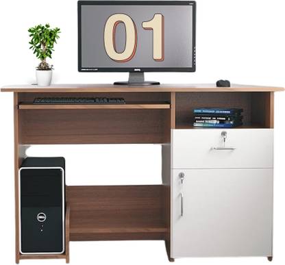 Woodlore Multi-Purpose Study & Computer Table for Study& Office Work Engineered Wood Computer Desk