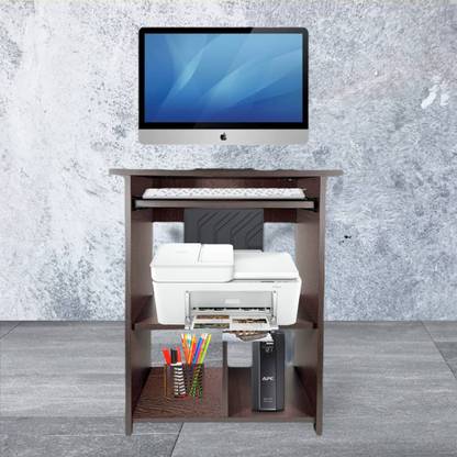 HOODWIN Furniture Premium Engineered Wood Computer Desk (Straight, DIY(Do-It-Yourself) Engineered Wood Computer Desk