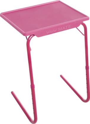 TABLE MAGIC Hot Pink Regular Laptop Table Plastic Multipurpose Table