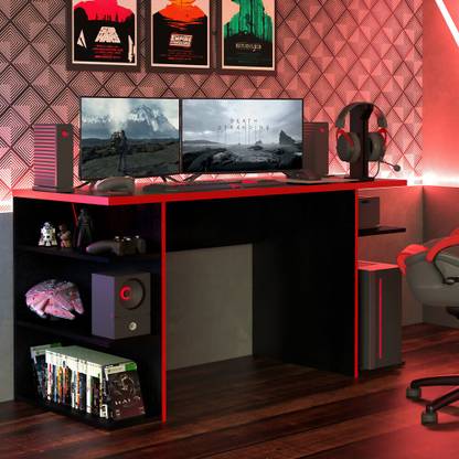 Madesa Gaming Computer Desk Engineered Wood Computer Desk