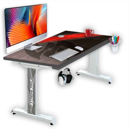 Iceberg XTREME PRO THEME PRINTED GAMING COMPUTER TABLE. Work & Study Desk. BLACK-CT 02 Engineered Wood Computer Desk