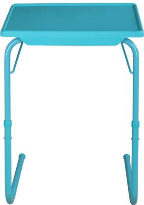 TABLE MAGIC Multipurpose Aqua Blue Regular Laptop Table Plastic Computer Desk