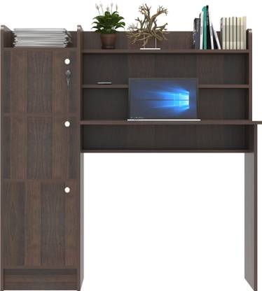 Qwqbuy Engineered Wood Study Table with Multi-Purpose Engineered Wood Computer Desk