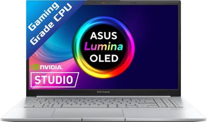 ASUS Vivobook Pro 15 OLED For Creator AMD Ryzen 5 Hexa Core 5600HS - (16 GB/512 GB SSD/Windows 11 Home/4 GB Graphics/NVIDIA GeForce RTX 2050) M6500QFB-LK542WS Gaming Laptop