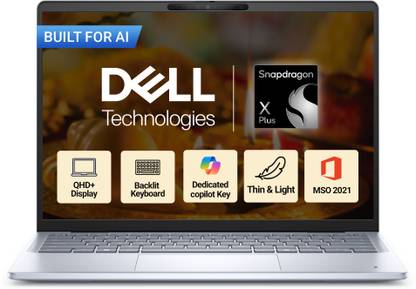 DELL 14 Qualcomm Snapdragon X Plus - (16 GB/1 TB SSD/Windows 11 Home) 7441 Thin and Light Laptop