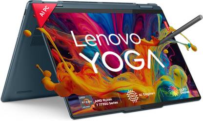 Lenovo Yoga 7 OLED AMD AMD Ryzen 7 Octa Core 7735U - (16 GB/1 TB SSD/Windows 11 Home) 14ARP8 2 in 1 Laptop