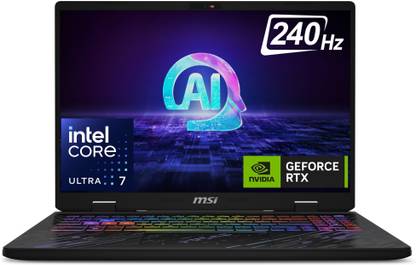 MSI Pulse 16 AI PC Intel Core Ultra 7 155H - (16 GB/1 TB SSD/Windows 11 Home/8 GB Graphics/NVIDIA GeForce RTX 4060/240 Hz) Pulse 16 AI C1VFKG-030IN Gaming Laptop