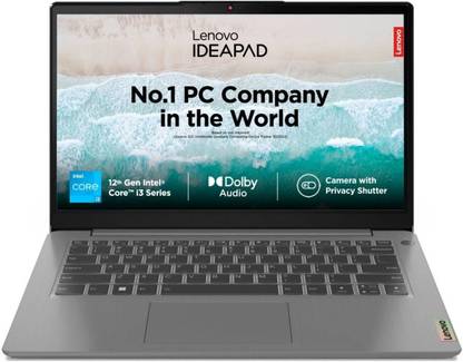 Lenovo IdeaPad 3 Intel Core i3 12th Gen 1215U - (8 GB/512 GB SSD/Windows 11 Home) 14IAU7 Thin and Light Laptop