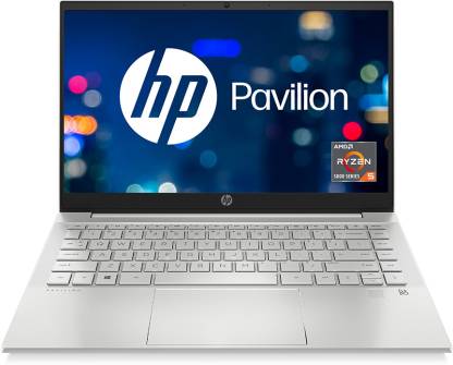 HP Pavilion AMD Ryzen 5 Hexa Core 5500U - (16 GB/512 GB SSD/Windows 10 Home/2 GB Graphics) 14-ec0000AX Thin and Light Laptop