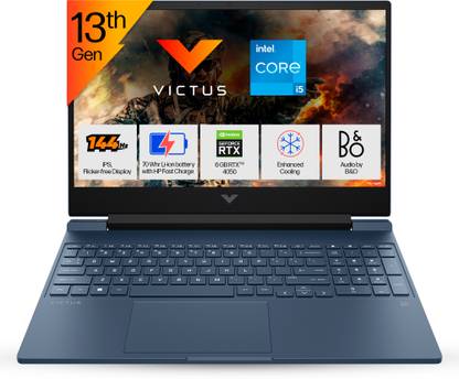 HP Victus Intel Core i5 13th Gen 13420H - (16 GB/512 GB SSD/Windows 11 Home/6 GB Graphics/NVIDIA GeForce RTX 4050/144 Hz) fa1278TX Gaming Laptop