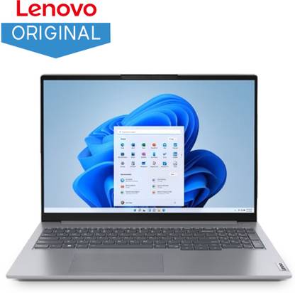 Lenovo ThinkBook AMD Ryzen 5 Hexa Core 7530U - (16 GB/512 GB SSD/Windows 11 Home) ThinkBook 16 G6 Thin and Light Laptop