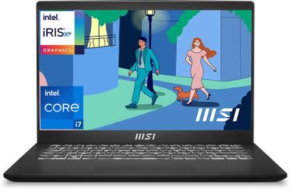 MSI Modern 14 Intel Core i7 12th Gen 1255U - (16 GB/512 GB SSD/Windows 11 Home) Modern 14 C12MO Business Laptop