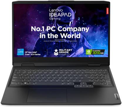 Lenovo IdeaPad Gaming 3 Intel Core i5 12th Gen 12450H - (16 GB/512 GB SSD/Windows 11 Home/4 GB Graphics/NVIDIA GeForce RTX 3050) 15IAH7 Gaming Laptop