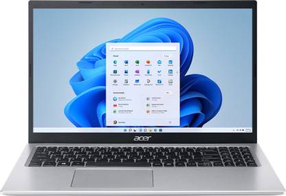 Acer Aspire 5 Core i5 11th Gen 1135G7 – (8 GB/512 GB SSD/Windows 11 Home/2 GB Graphics) A515-56G Thin and Light Laptop  (15.6 inch, Pure Silver, 1.7 Kg, With MS Office) at Rs. 46990