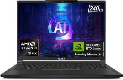 MSI Stealth A16 AI+ AMD Ryzen AI 9 10 Core 365 - (32 GB/1 TB SSD/Windows 11 Home/8 GB Graphics/NVIDIA GeForce RTX 4070) A3HVGG-074IN Gaming Laptop